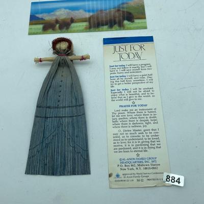 Paper doll and bookmarks