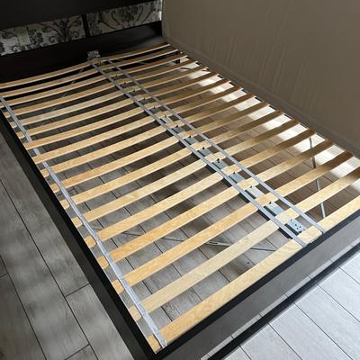 IKEA ‘Trysil’ Double Platform Bed With Side Table (GB-RG)