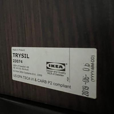 IKEA ‘Trysil’ Double Platform Bed With Side Table (GB-RG)