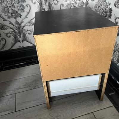 IKEA ‘Trysil’ Double Platform Bed With Side Table (GB-RG)