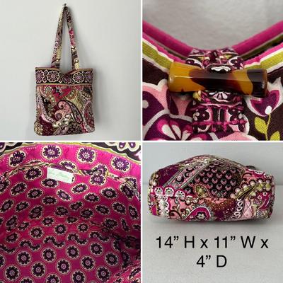 VERA BRADLEY ~ Pink Paisley ~ Four (4) Piece Travel Set