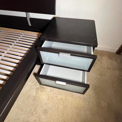 IKEA 5 Piece Bedroom Suite - Platform Double Bed, Dressers & More (P&GB-RG)