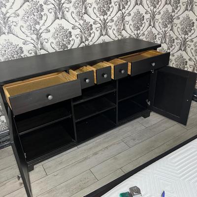 IKEA 5 Piece Bedroom Suite - Platform Double Bed, Dressers & More (P&GB-RG)