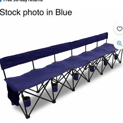 GO TEAM ~ Portable Team Bench (For 6)