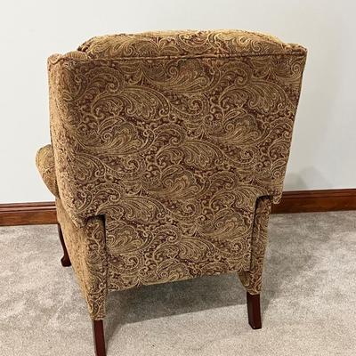 LANE ~ Upholstered Wing Back Push-Back Recliner Chair