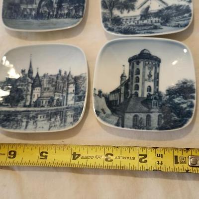 Blue and White Ceramic Lot including Delft of Holland Floral Vase. and Miniture