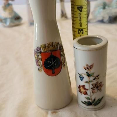 Ceramic, porcelain, Bone China miniature vases lot Including Gerold Porzelian, Josef Originals