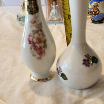 Ceramic, porcelain, Bone China miniature vases lot Including Gerold Porzelian, Josef Originals