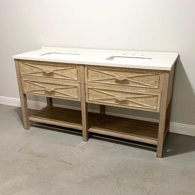 L & K DESIGNS ~ Double Sink Vanity ~ New