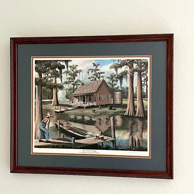 BRAD THOMPSON ~ “Time To Get Up Trosclair” ~ S/N Framed Print