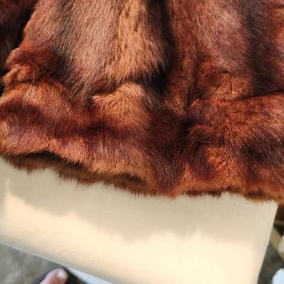 Two Vintage Women’s Fur Cape/ coats/ wrap Beautiful Condition