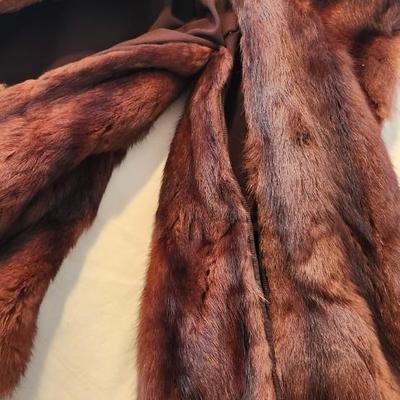 Two Vintage Women’s Fur Cape/ coats/ wrap Beautiful Condition