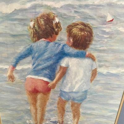 Hand-Signed Print of "Big Sister" by artist Ivan Anderson