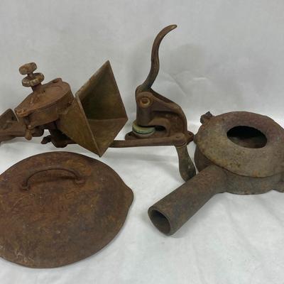 Vintage Rusted Home Decor Items