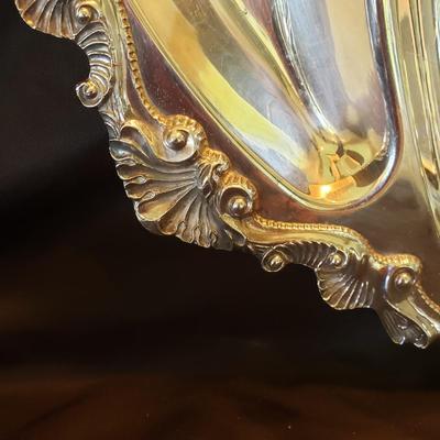 Meriden S. P. Co, Middletown, Oneida Silversmiths, Wallace Chippendale Platter, Serving Dishes & More (LR-KD)