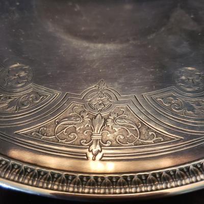 Meriden S. P. Co, Middletown, Oneida Silversmiths, Wallace Chippendale Platter, Serving Dishes & More (LR-KD)