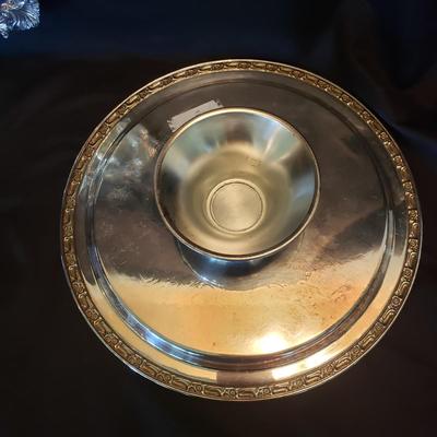 Meriden S. P. Co, Middletown, Oneida Silversmiths, Wallace Chippendale Platter, Serving Dishes & More (LR-KD)