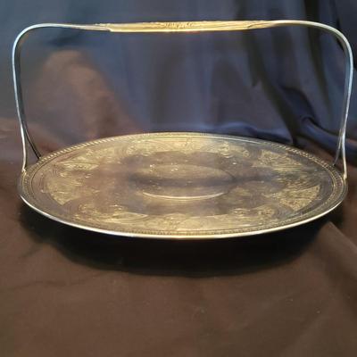 Meriden S. P. Co, Middletown, Oneida Silversmiths, Wallace Chippendale Platter, Serving Dishes & More (LR-KD)