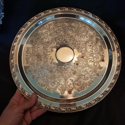 Meriden S. P. Co, Middletown, Oneida Silversmiths, Wallace Chippendale Platter, Serving Dishes & More (LR-KD)