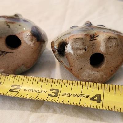 Whimsical Owl Lot with Genuine Alabaster Owl Paperweight Figurine