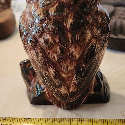Whimsical Owl Lot with Genuine Alabaster Owl Paperweight Figurine