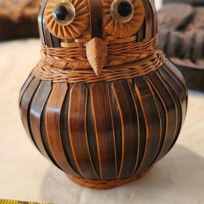 Whimsical Owl Lot with Genuine Alabaster Owl Paperweight Figurine