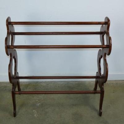 Vintage Wood Quilt Stand