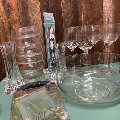 Lot of Clear Glass