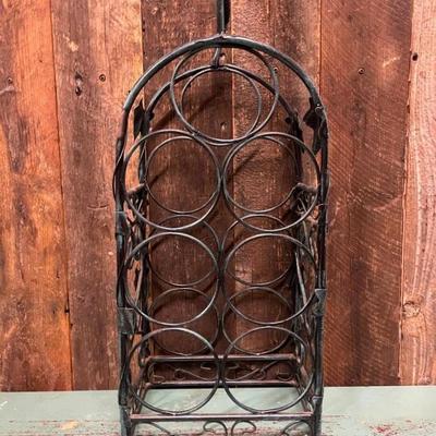 Metal 7 Bottle Wine Holder
