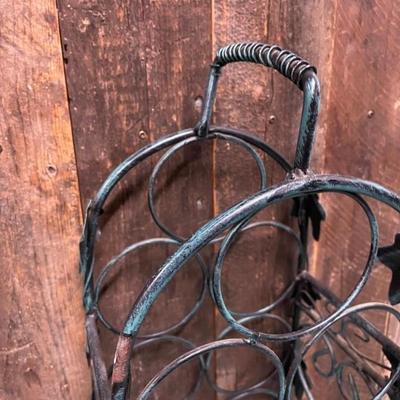 Metal 7 Bottle Wine Holder