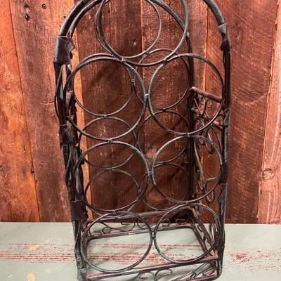 Metal 7 Bottle Wine Holder