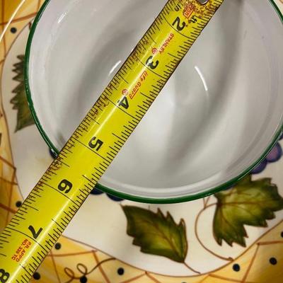 Ceramic Chip & Dip Bowl