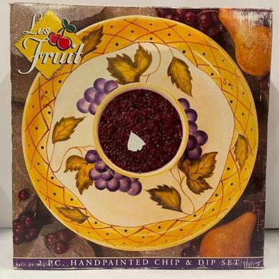 Ceramic Chip & Dip Bowl
