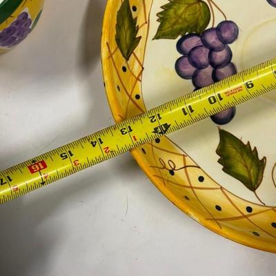 Ceramic Chip & Dip Bowl