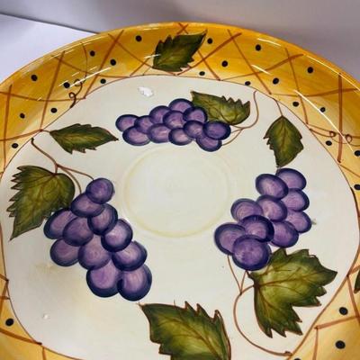 Ceramic Chip & Dip Bowl