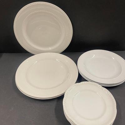 Lot of White Dinnerware