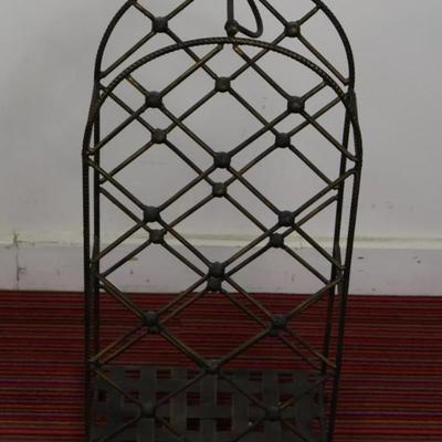Arched Metal Wine Rack