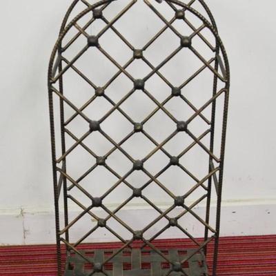 Arched Metal Wine Rack