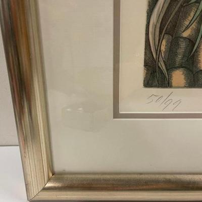Custom Framed Limited Edition Lithograph, Signed
