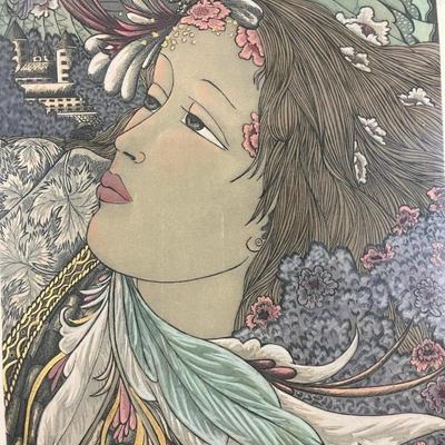 Custom Framed Limited Edition Lithograph, Signed