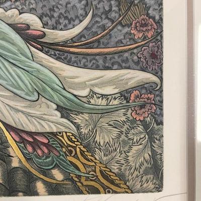 Custom Framed Limited Edition Lithograph, Signed