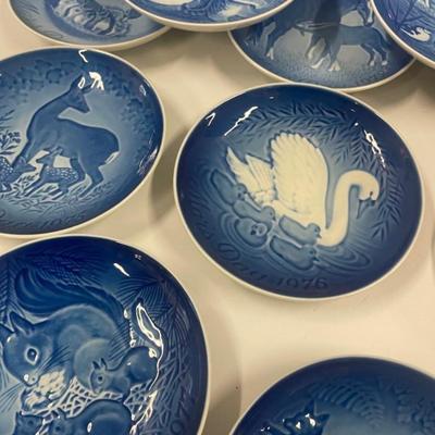 Lot of 10 Vintage B&G Mother's Day Collector's Plates 1970-1980
