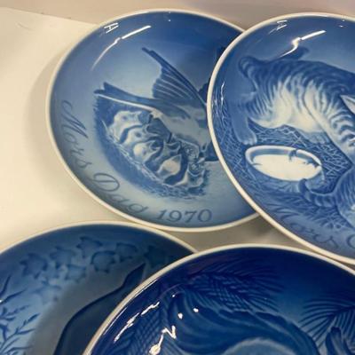 Lot of 10 Vintage B&G Mother's Day Collector's Plates 1970-1980