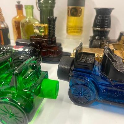 Lot of Vintage Cologne Bottles