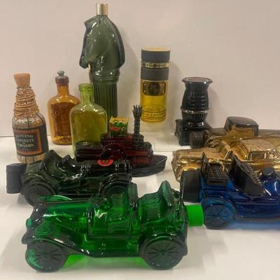 Lot of Vintage Cologne Bottles