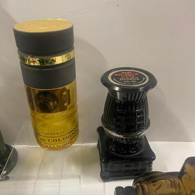 Lot of Vintage Cologne Bottles