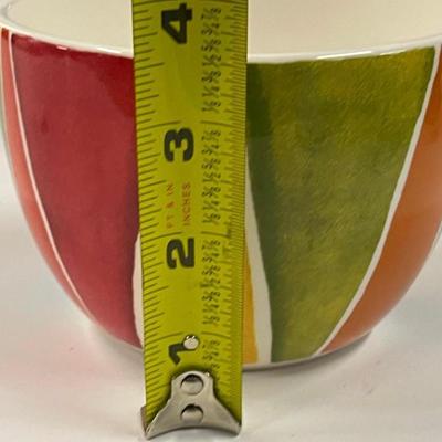 Crate & Barrel Luli Sanchez Large Round Charger & Matching Bowl