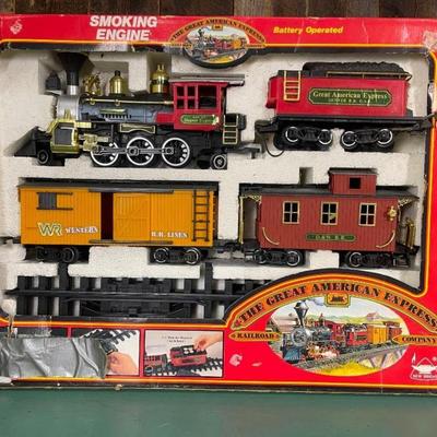 New Bright Great American Express Train Set