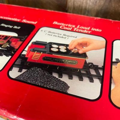 New Bright Great American Express Train Set