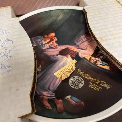 Lot of Collector's Plates: Annie & Norman Rockwell